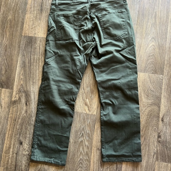 7 for all mankind luxe sport slimmy men’s jeans olive green - Picture 2 of 4